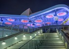 American Airlines Arena Solar Canopy, Night View