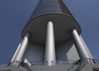 Porsche Design Tower, Columns